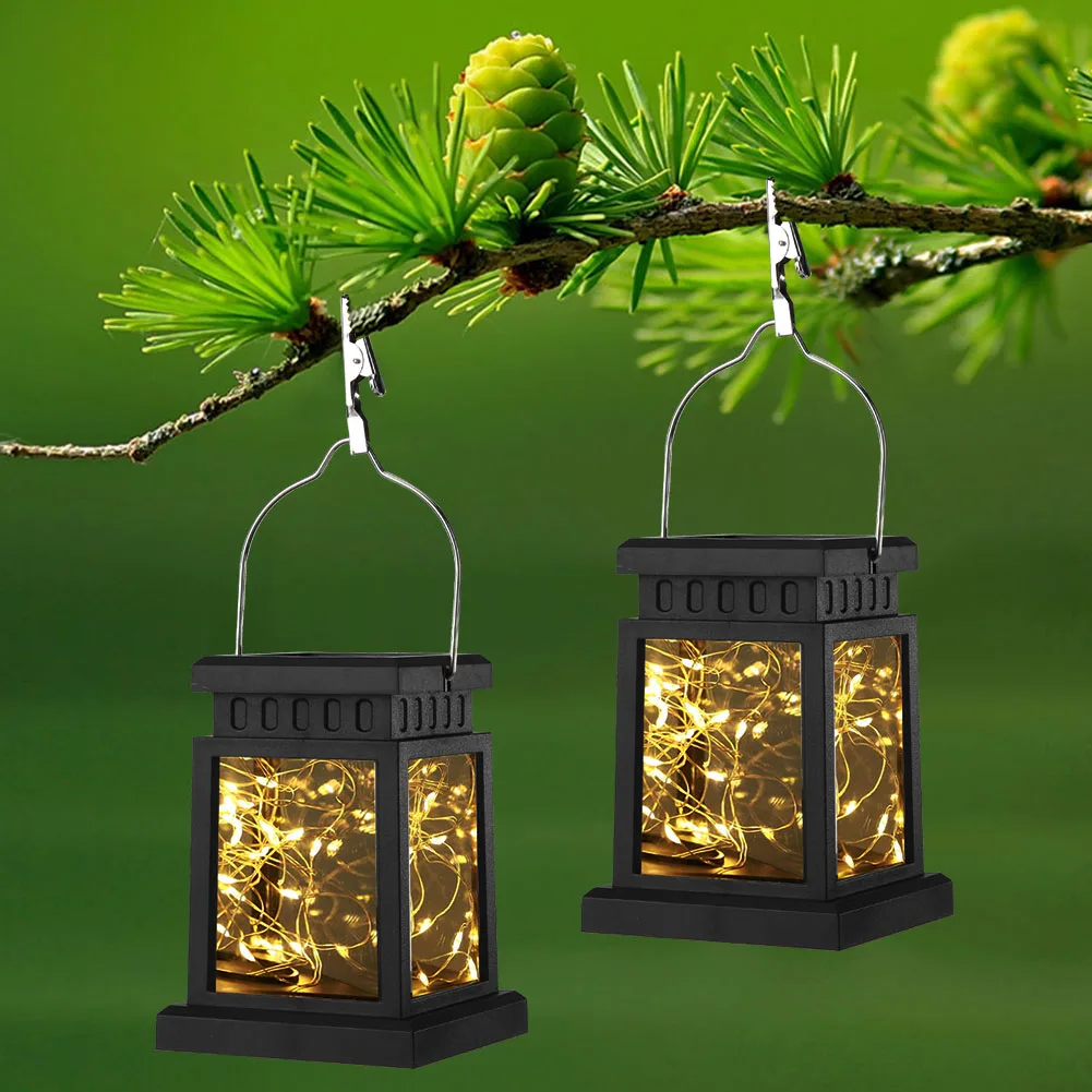 30 LED Solar Light Lantern Garden Yard Decorations Outdoor Waterproof Hanging Lamp Solar LED String Light Fairy Landscape Lamp