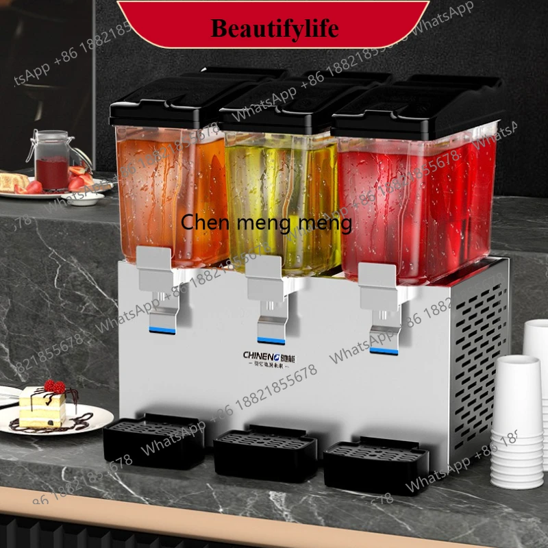 

AB02 Commercial Multifunctional Juice Machine Hot and Cold Large Capacity Single Cylinder Double Cylinder Self-service Cup Disp