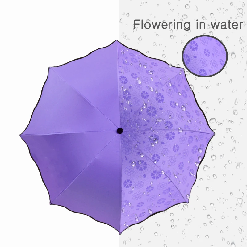 Red Leaf Portable Manual Folding Umbrella Magic Flower Umbrella Travel Umbrella Anti Rain Umbrella Folding Anti UV Sun Umbrella