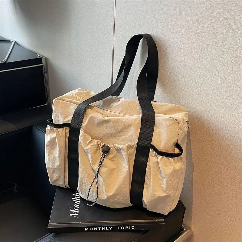 Fashion New Storage Bag Travel Bag Crossbody Tote Canvas For Travelers Outdoor Sports Korean Style Large Capacity Versatile