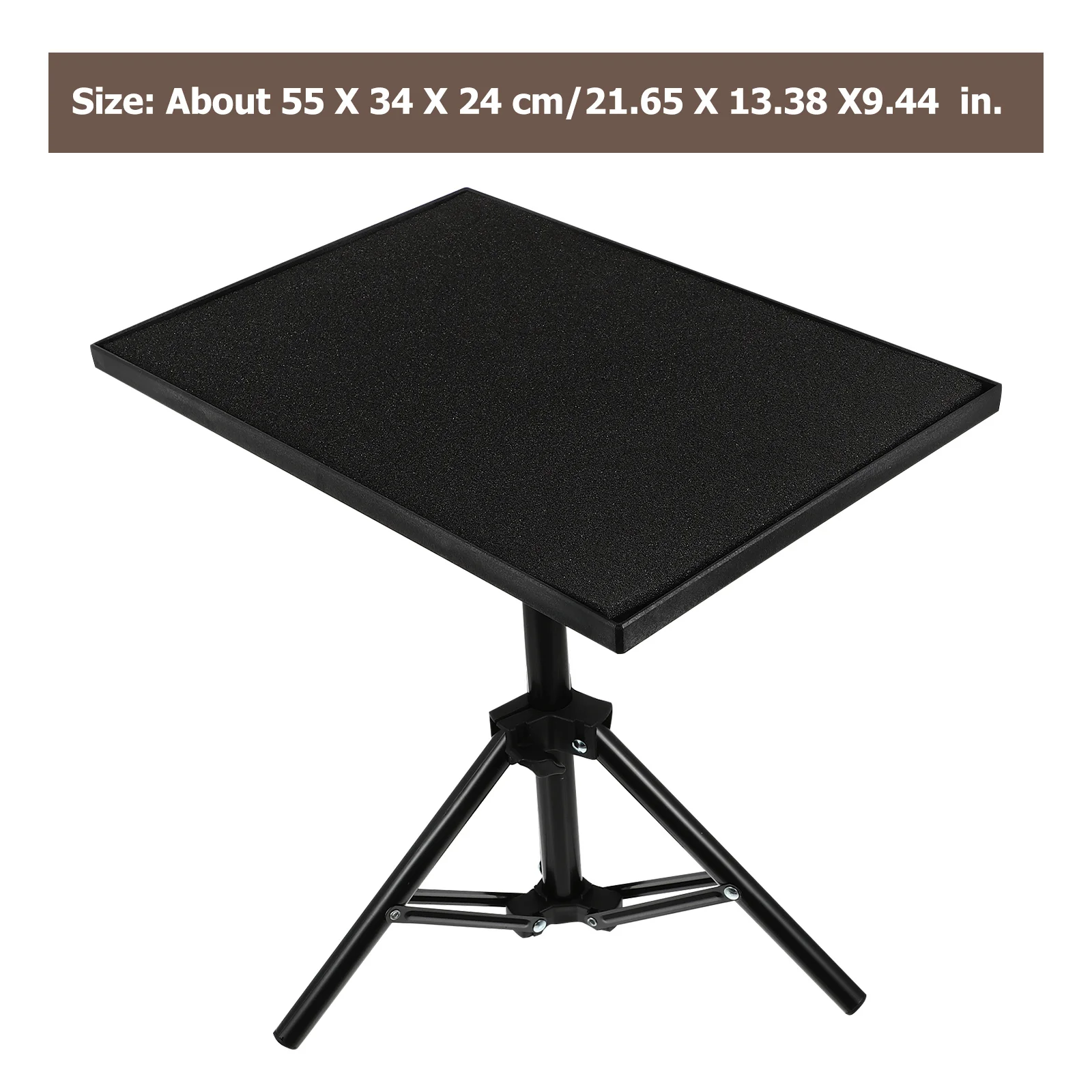 Projectorstandaard 55 cm opvouwbaar metalen statief voor laptop tablet fotografie buiten binnen gebruik plankhouder laptopblad