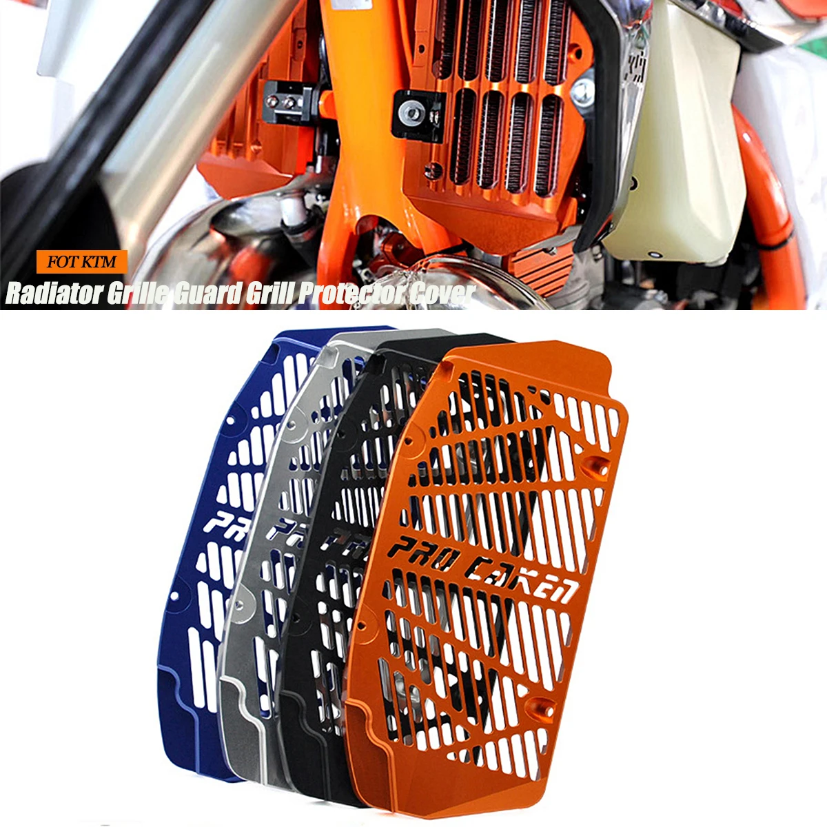 

Radiator Grille Guard Grill Protector Cover For KTM XC XCF SX SXF XCW XCW-F EXC EXC-F TPI Six Days Husqvarna TC TE TX FC FE FX