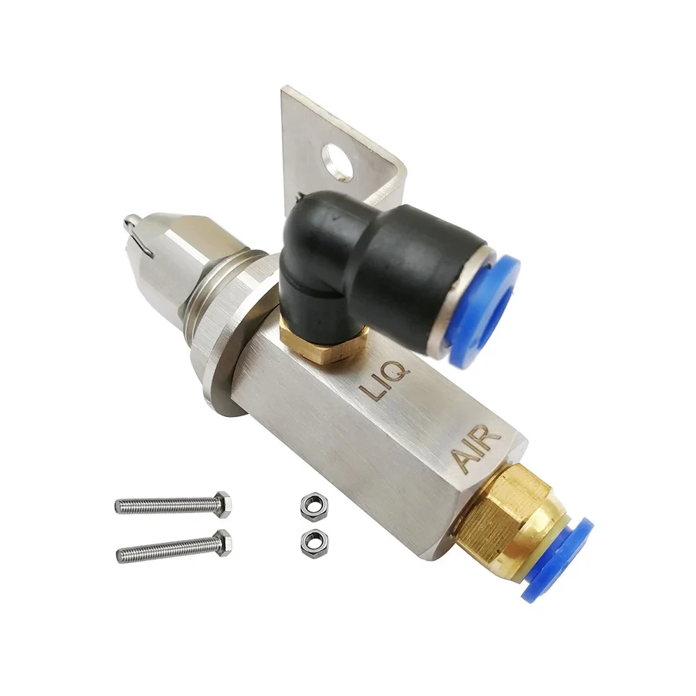 Drip-Free Air Atomizing Nozzle, Ultrasonic Air Atomizer, Fog Misting Sprinkler Head, Cooling, Dust Removal, SV980, SV882, SK508