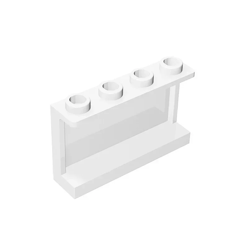 MOC 10PCS Part Bricks Hollow Studs - 1x4x2 Wall Panels Building Blocks Kit With Side Support Particle DIY Toys Birthday Kid Gift