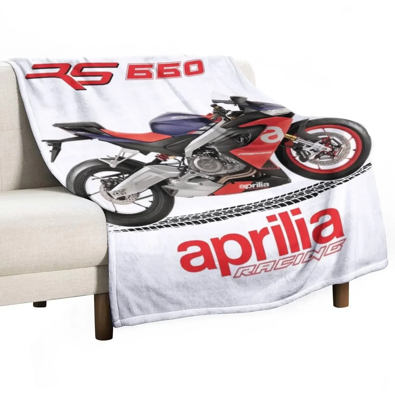 Designer Motorcycle of Aprilia RS 660 Throw Blanket Camping bed plaid Blankets