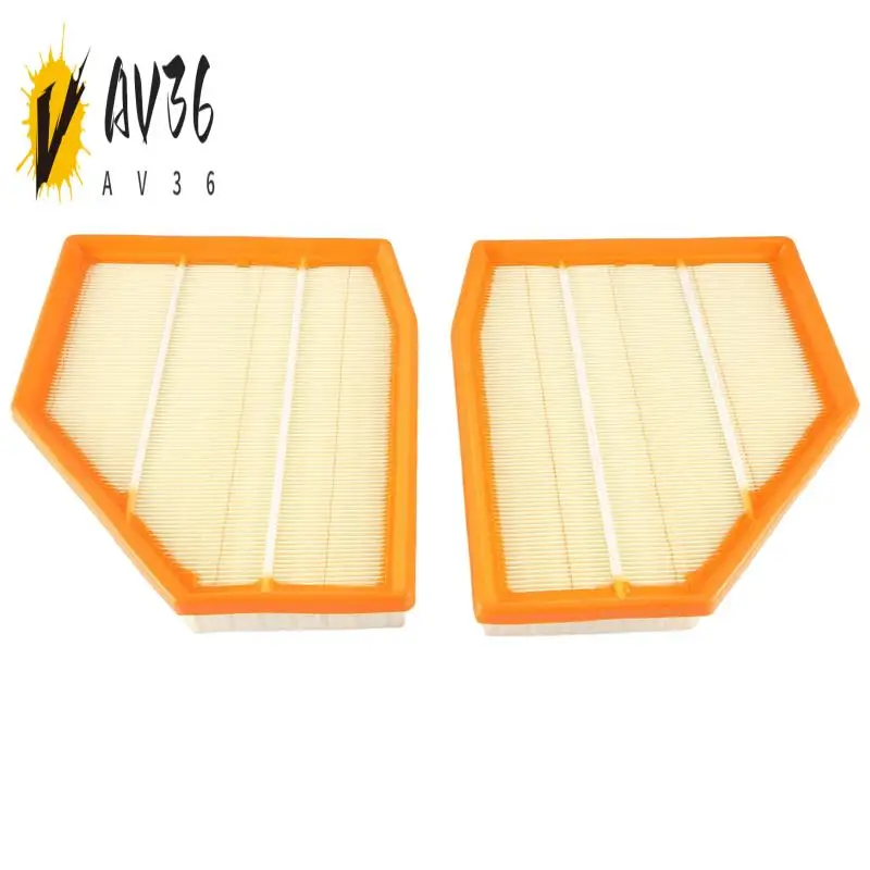 

AV36-Car Front Right & Left Air Filter Elements For 2018 BMW M5 S63 MF90 Accessories Parts 13717852380 13717852382