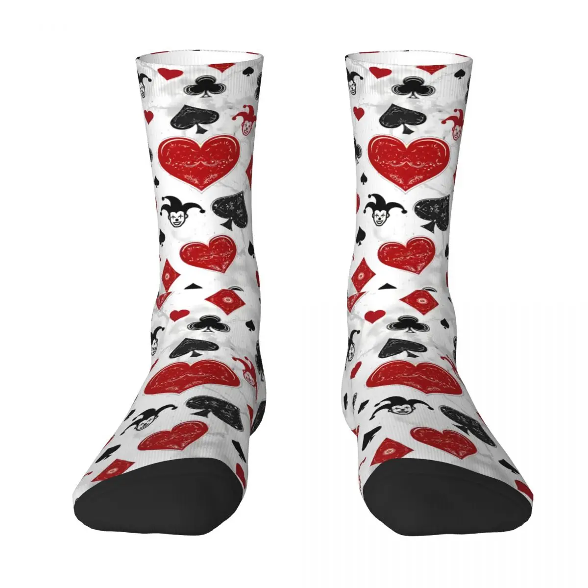 Playing Cards Suit Diamonds Ace Forever Men Women Socks Outdoor Novelty Spring Summer Autumn Winter Stockings Gift