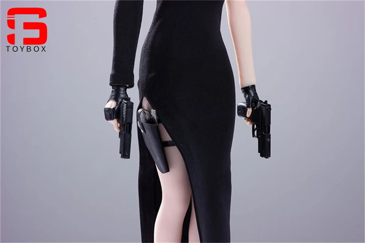 W magazynie Model pistoletu żołnierza i kabury w skali 1/6 Lewa/prawa nogawka Akcesoria do broni Pasują do 12-calowych lalek z figurkami akcji