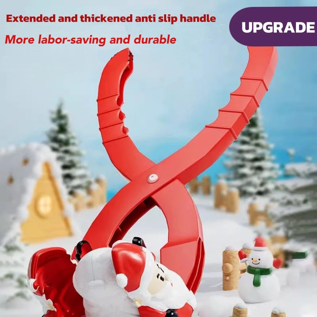 Christmas Cartoon Snowball Clip Children Snowballs Maker Mold Outdoor Snowball Fight Game Sport Toys For Kids Winter Gift