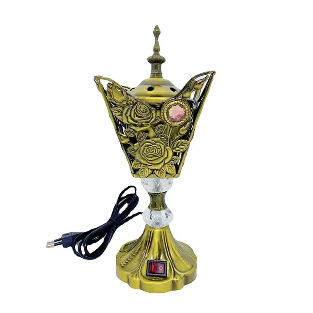 New Practical Incense Burner Incense Diffuser 220-240V Safety Wear-resistance With Switch 4 Color 50-60Hz Arabian