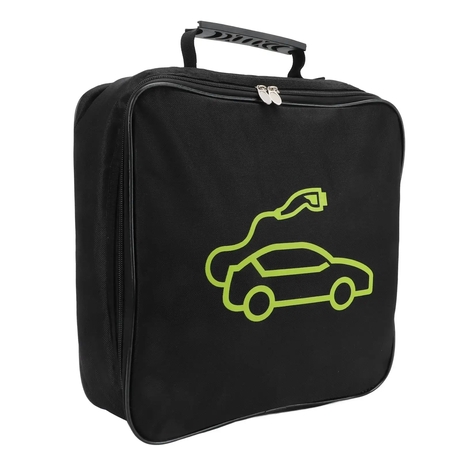 

EV Carry Bag Wear Resistant Charging Equipment Container Ergonomic Handle Green Printing Large Capacity Fire Retardant for rvs
