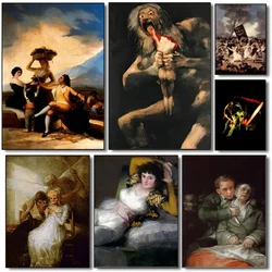 1PC Francisco Goya Famous Painting Poster Paper Print Home Living Room Bedroom Entrance Bar Restaurant Cafe Art Painting