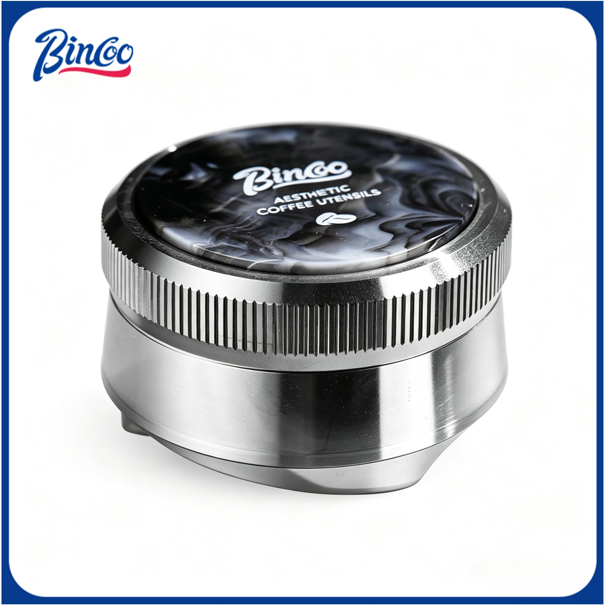 Bincoo Meteor Top Self-Gravity Distributor & Tamper 58mm – Stainless Steel Constant Force Leveling Tool for Espresso