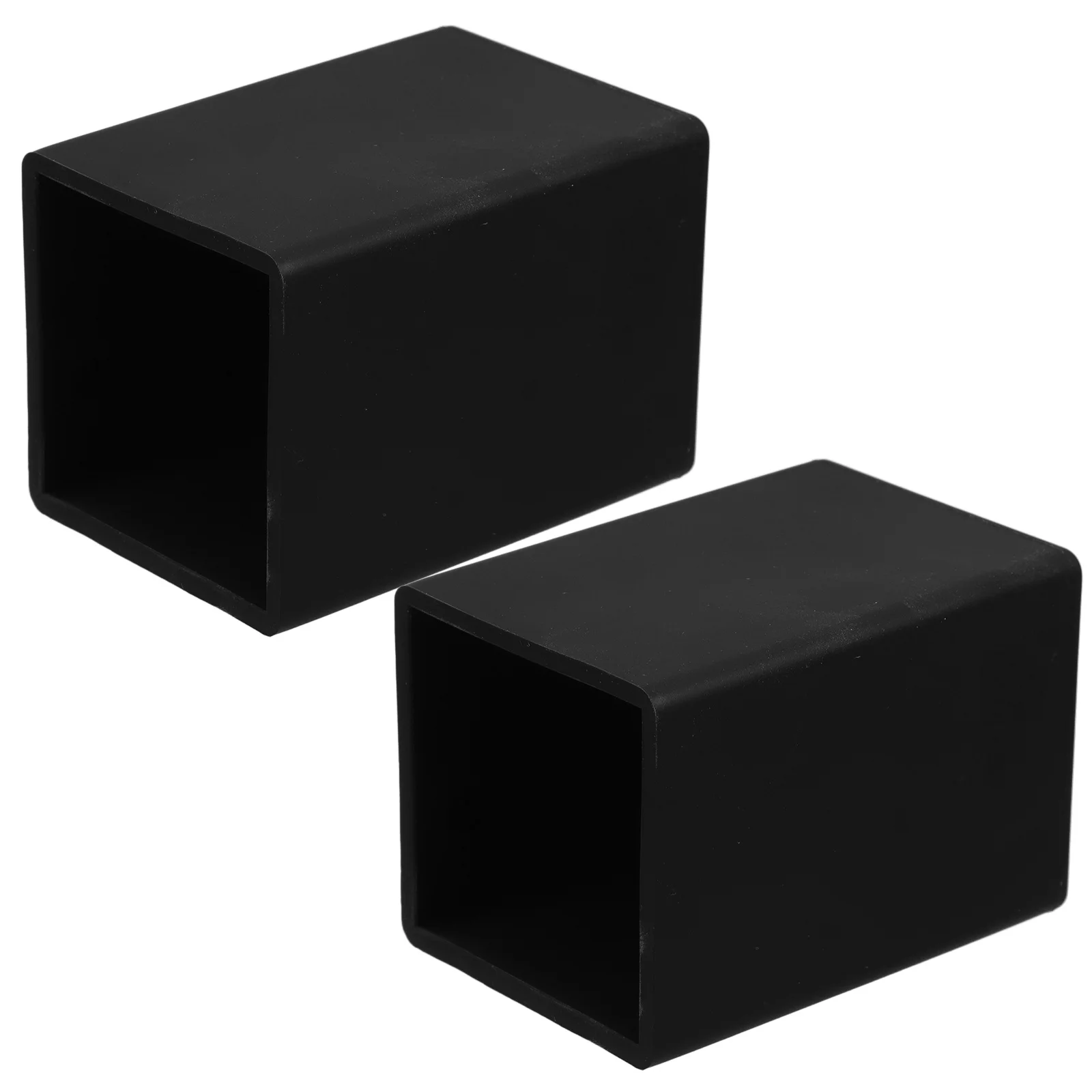 

2Pcs Square Silicone Pen Holder Spacious Desktop Organizer for Pens Pencils Rulers Erasers Easy Clean Desk Tidy Storage Cup