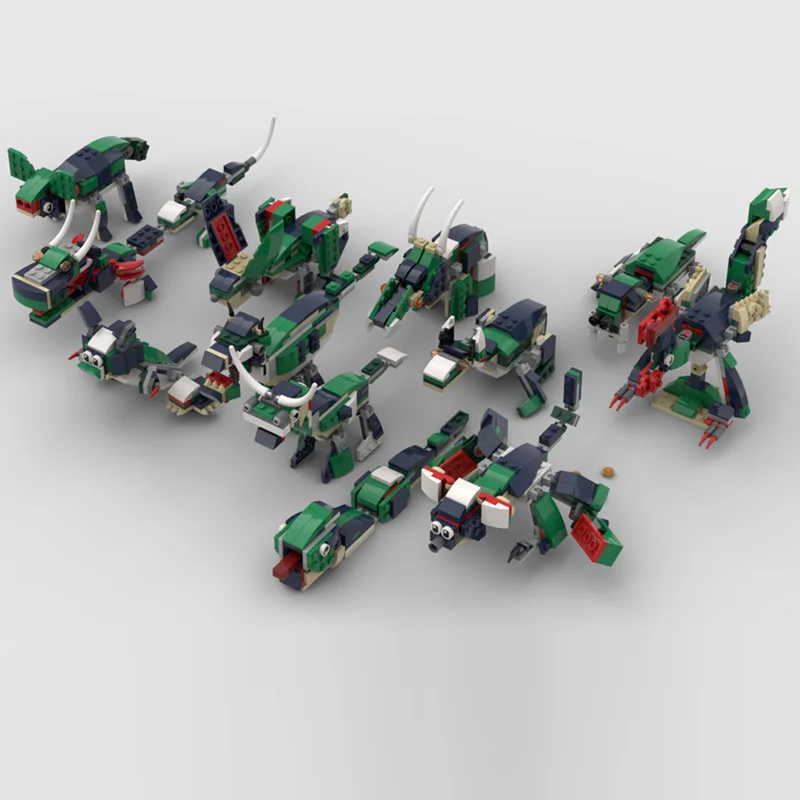 Creators Animal Series Model MOC Building Bricks Modified Zodiac Series Modular Technology Gifts Holiday Assemble Children Toys