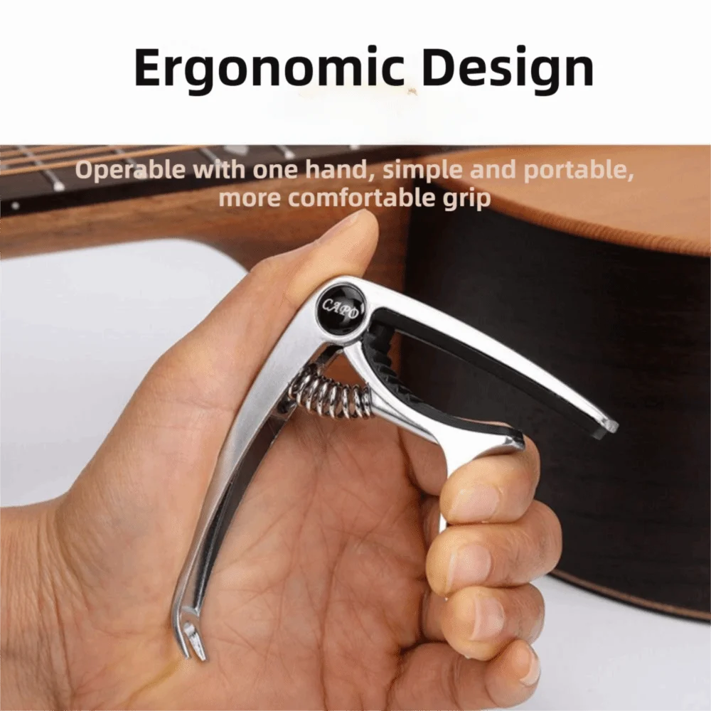 

Многофункциональный высококачественный тюнер для гитары и бас-гитары, профессиональный зажим для настройки гитары