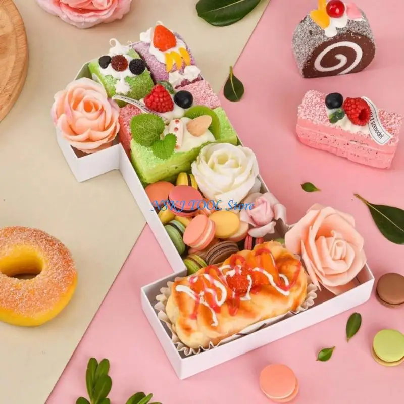 

L8RC Creative Letter Storage Box Biodegradable Candy Holder Container For Travel Picnics Event