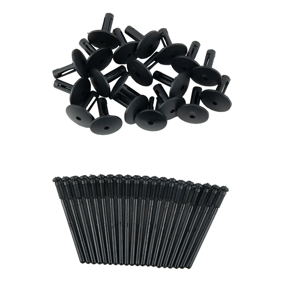 

New Practical Useful Rivets Protecting For BMW X1 E84 X3 F25 X5 E70 X6 E71 Protection Push pins Trim Truck 20 Sets Black Car