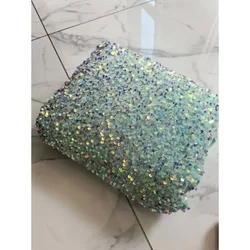3.5Yards Elastic Velvet Sequined Clothing Fabric Encrypted High-quality Evening Dress Wedding Cloth Women's Shiny Fashion Fabric