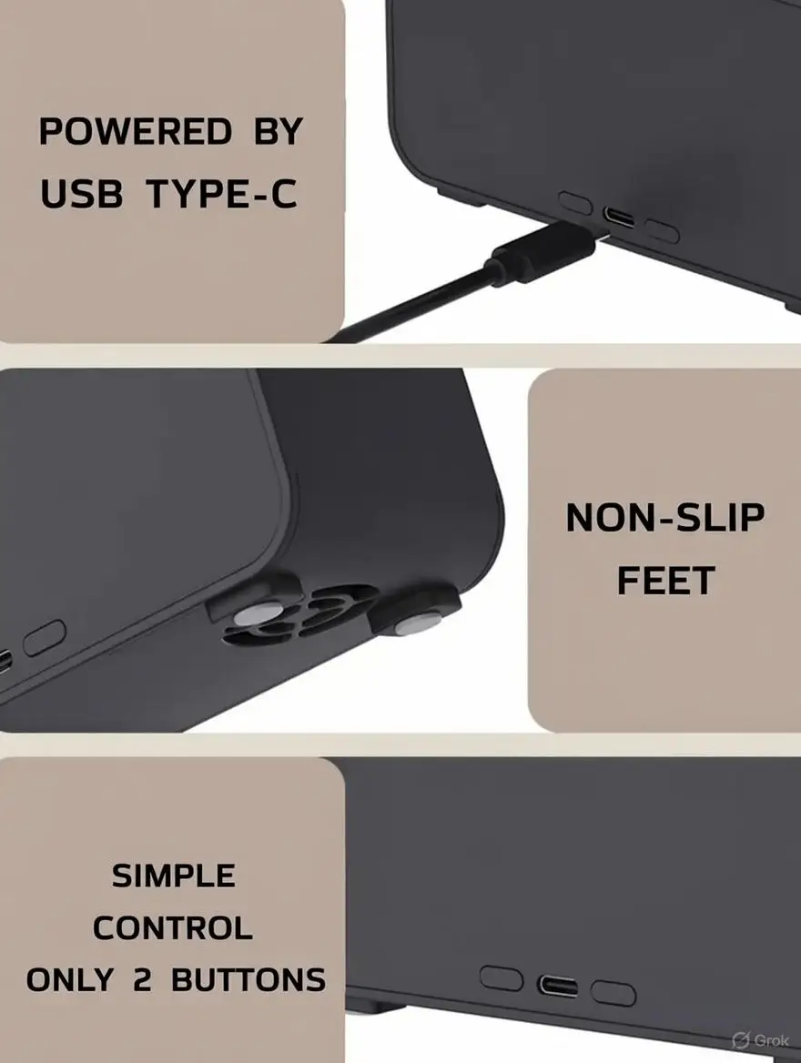 Mini Simulation Flame Humidifier with Colorful Atmosphere Light No Water Power Protection Timed Function for Home Bedroom Office