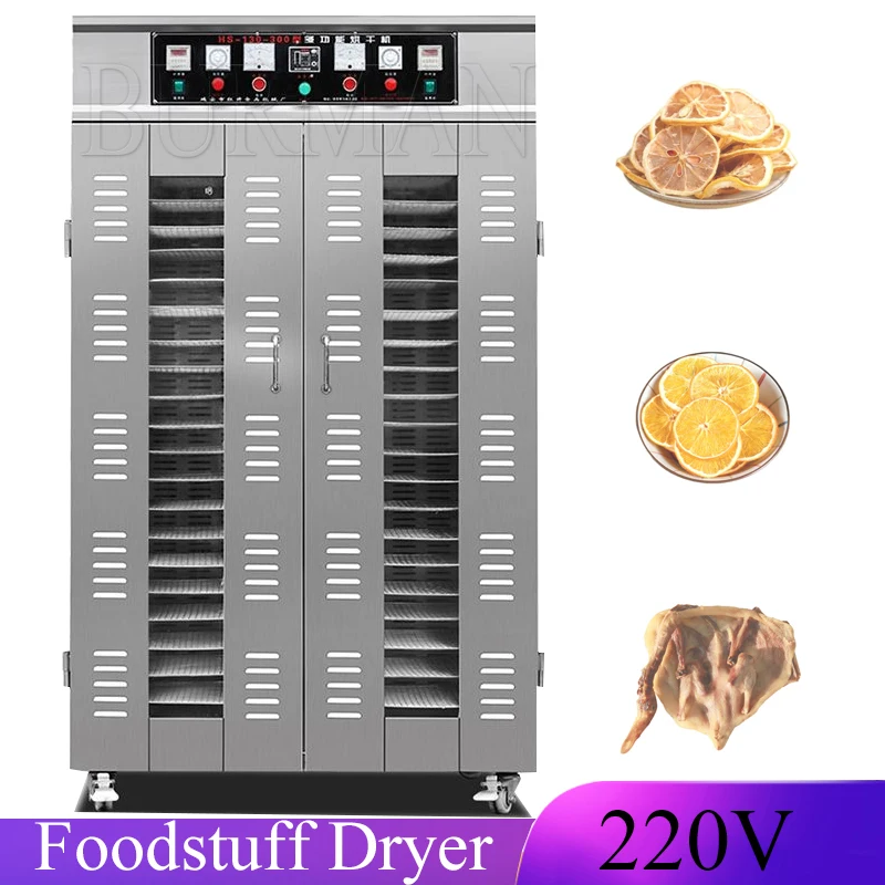 Large Household Food Fruit Dehydrator Dryer High Capacity 40/50 Layers Dried Frame Low Noise