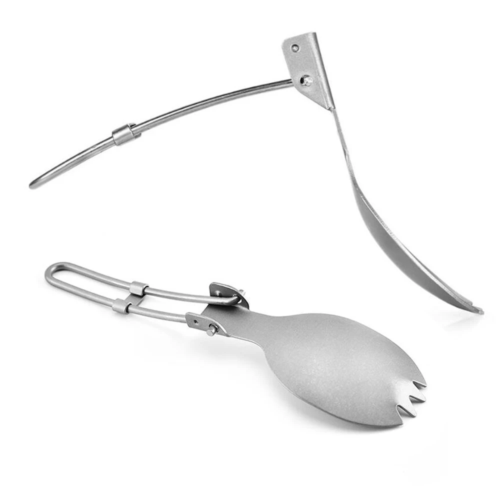 

2 pcs Foldable Fork Stainless Steel Portable Camping Utensil Durable Corrosion Resistant For Picnic Travel Outdoor Adventure