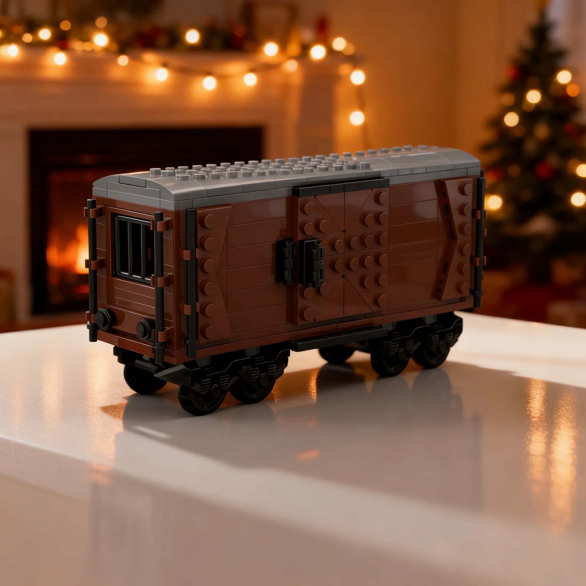952pcs MOC G 10 Freight Wagon Model Toy Building Blocks Architecture Christmas Gifts Brick Education Assemble Creative Idea
