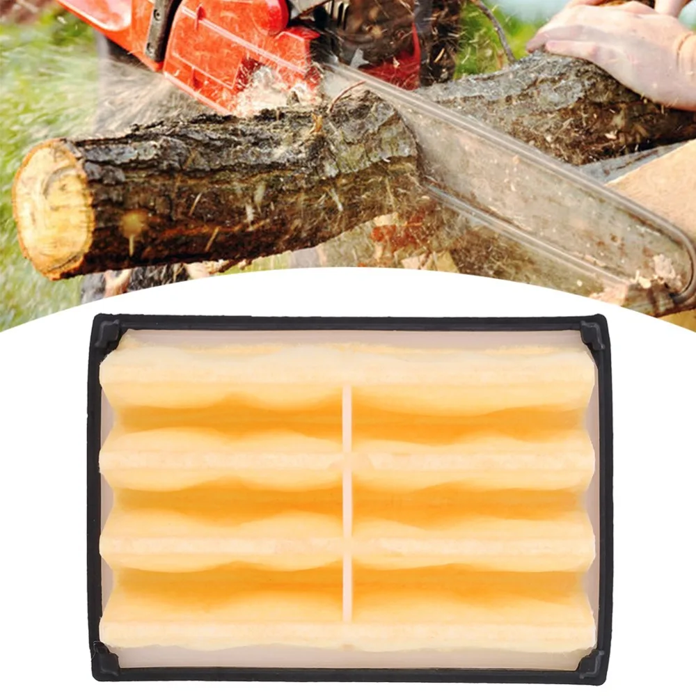 2PCS Plastic Chainsaw Air Filter Yellow Rectangular Replacement Air Filter for Husqvarna 261 262 268 272 272XP 394
