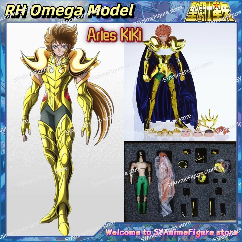 

In Stock RH Omega Model Saint Seiya Myth Cloth EXM Aries Kiki Gold Saint Action Figure Knights of Zodiac Toys Collection Gift