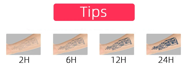 New Herbal Temporary Tattoos for Women Man Arm Compass Fake Tattoo Waterproof Moon Letter Art Tattoo Festival Lasting Stickers