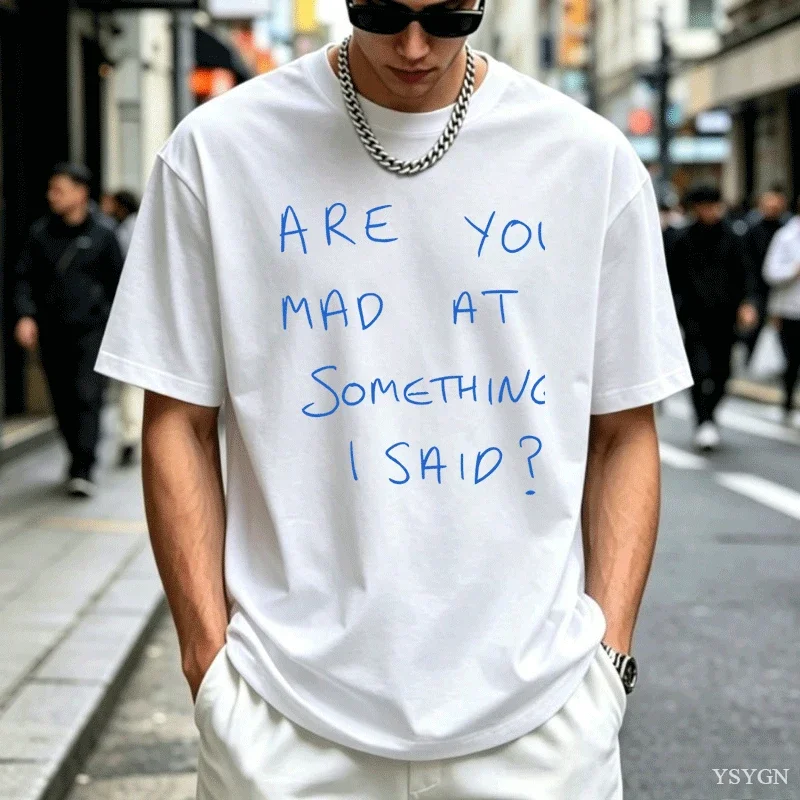 Widow's Bay T Shirt Are You Mad At Something I Said T-shirt Men Women Short Sleeve Cotton New England Tees Unisex Streetwear