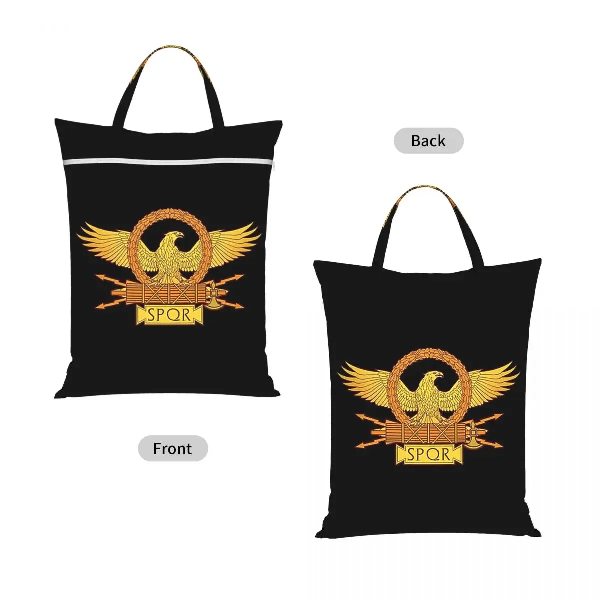 Ancient Rome SPQR Eagle Standard Laundry Collector Foldable Laundry Basket Home Organizer Washing Basket Home Organizer