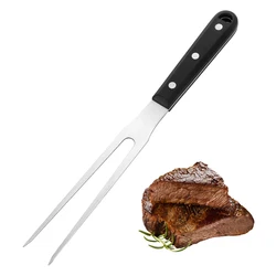 Stainless Steel Carving Meat pork Turkey Fork Serving Cooking Grill Barbecue BBQ Fork Schnitzegabeln Fourche sculpter mobile