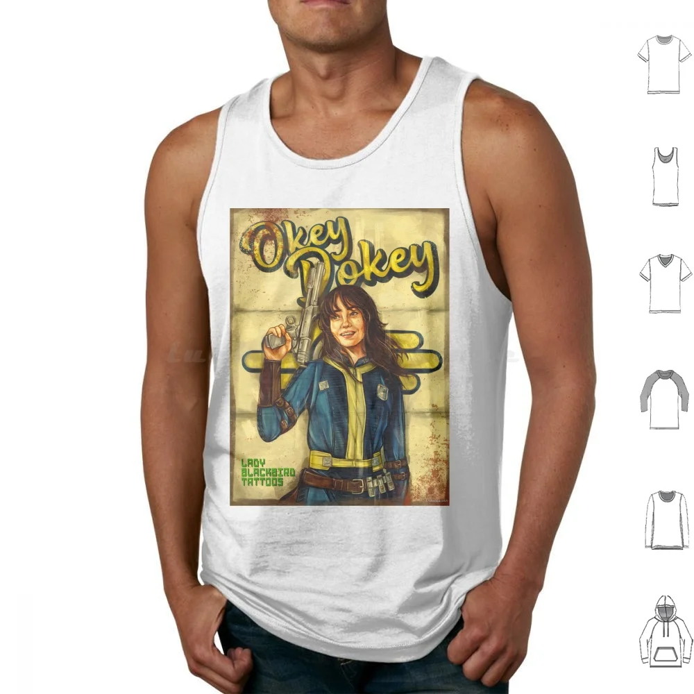 

Lucy Maclean Okey Dokey Flyer Майки с принтом Хлопок Lucy Tec 4 New Vegas Nv 76 Dweller 33 Ella Purnell Lucy Maclean Video