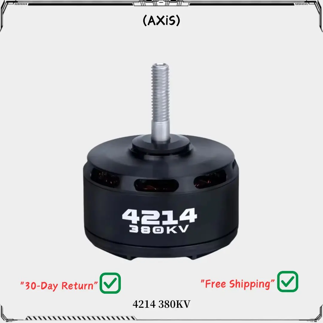 

AxisFlying 4214 Motor 6-12S 380KV Brushless Motor for 14/15/16inch FPV Drone Long Range Quadcopter Parts