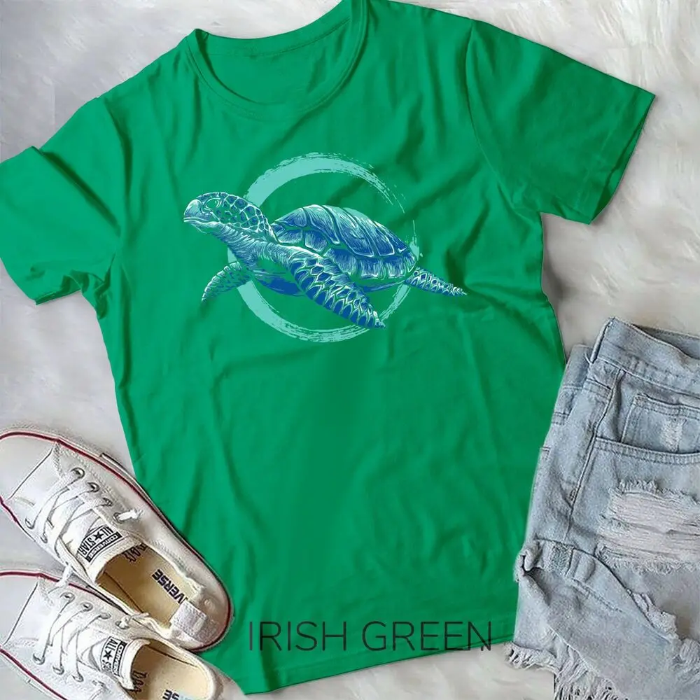 Cute Sea Animal Lover Ocean Pet Owner Gift Aquarium Turtle Unisex T-shirt