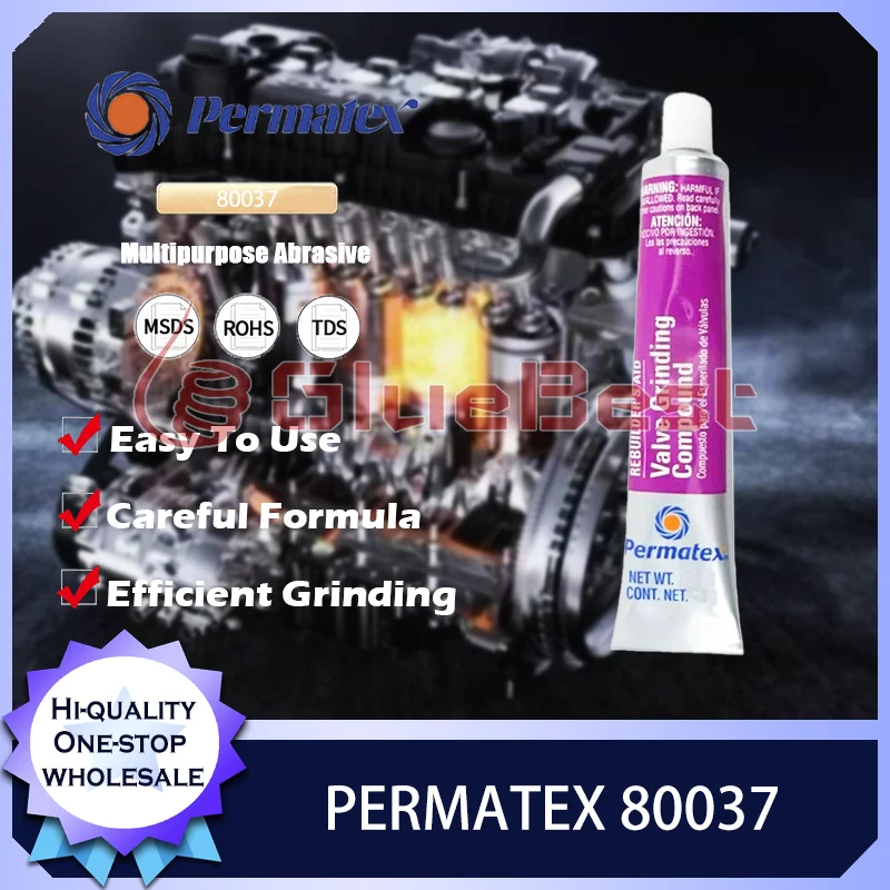 Permatex 80037 Precision Grinding Paste Ceramic Polishing and Buffing Curing Agent for Fine Surface Finishing Original Product