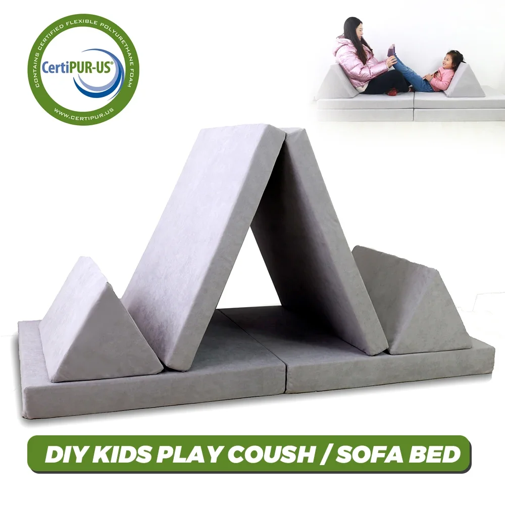 Fabrieksprijs Kinderbanken Spelen Couch Nugget Couches Kids Sofa Building Speelgoed Sofa Foam Bank