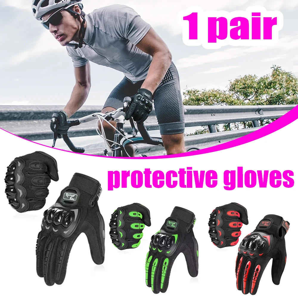 

1 Pair of Motorcycle Gloves Outdoor Touchscreen Off-Road Motorcycle Gloves Suitable For Mountain Bikes And Electric Motorcycles