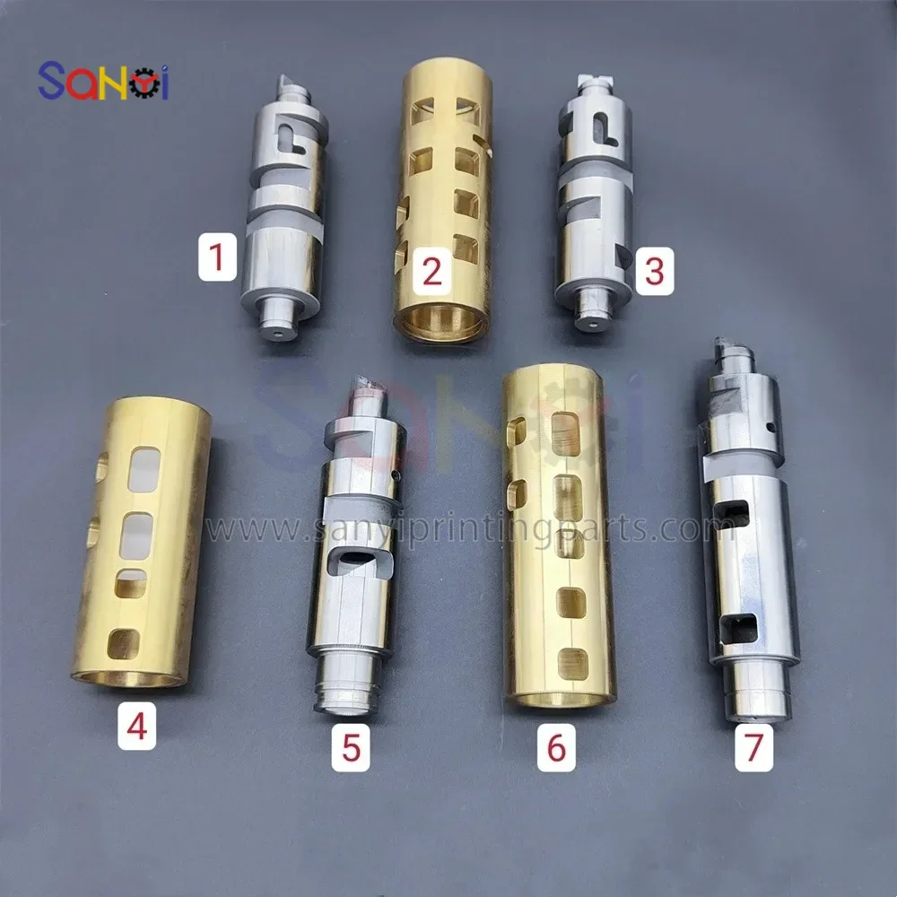 Комплектующие для печатных машин Komori: клапан подачи L40, LS40, G40, сердцевина клапана, втулка клапана ﻿
