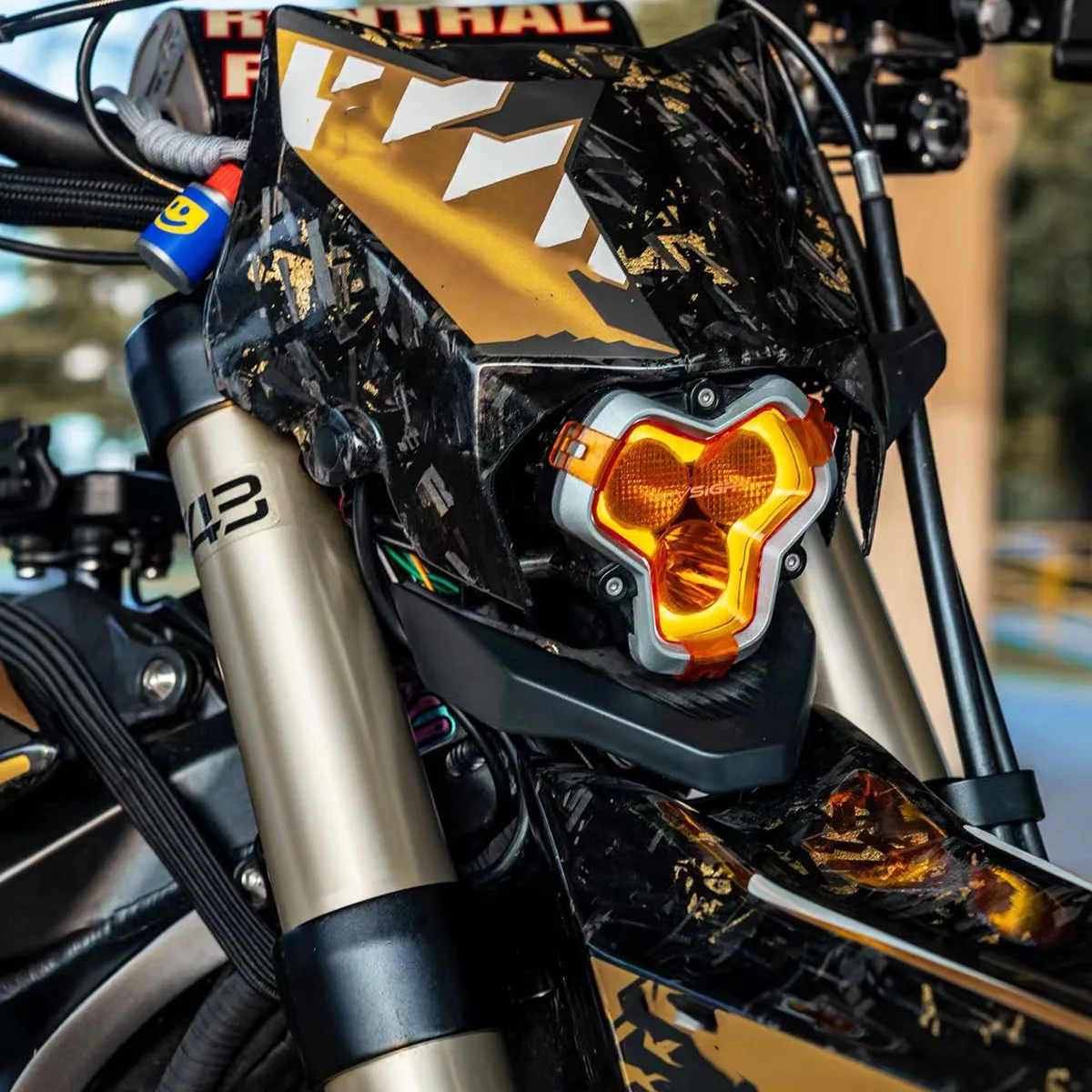 

Super bike Ultra Bee Exterior Carbon Fiber Accessories Carbon Fiber Headlight Covers / Fenders / Skid Plate Covers Carbon kits