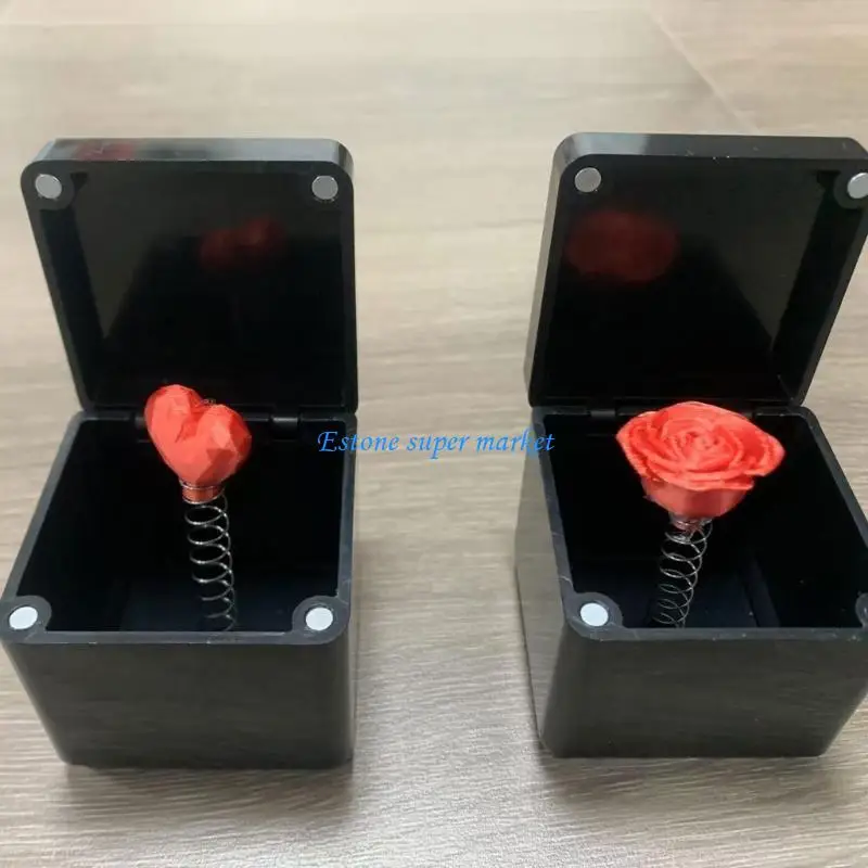 

090B Rose/Love Heart Gift Box Surprise Gift For Christmas Birthday Valentines Surprise