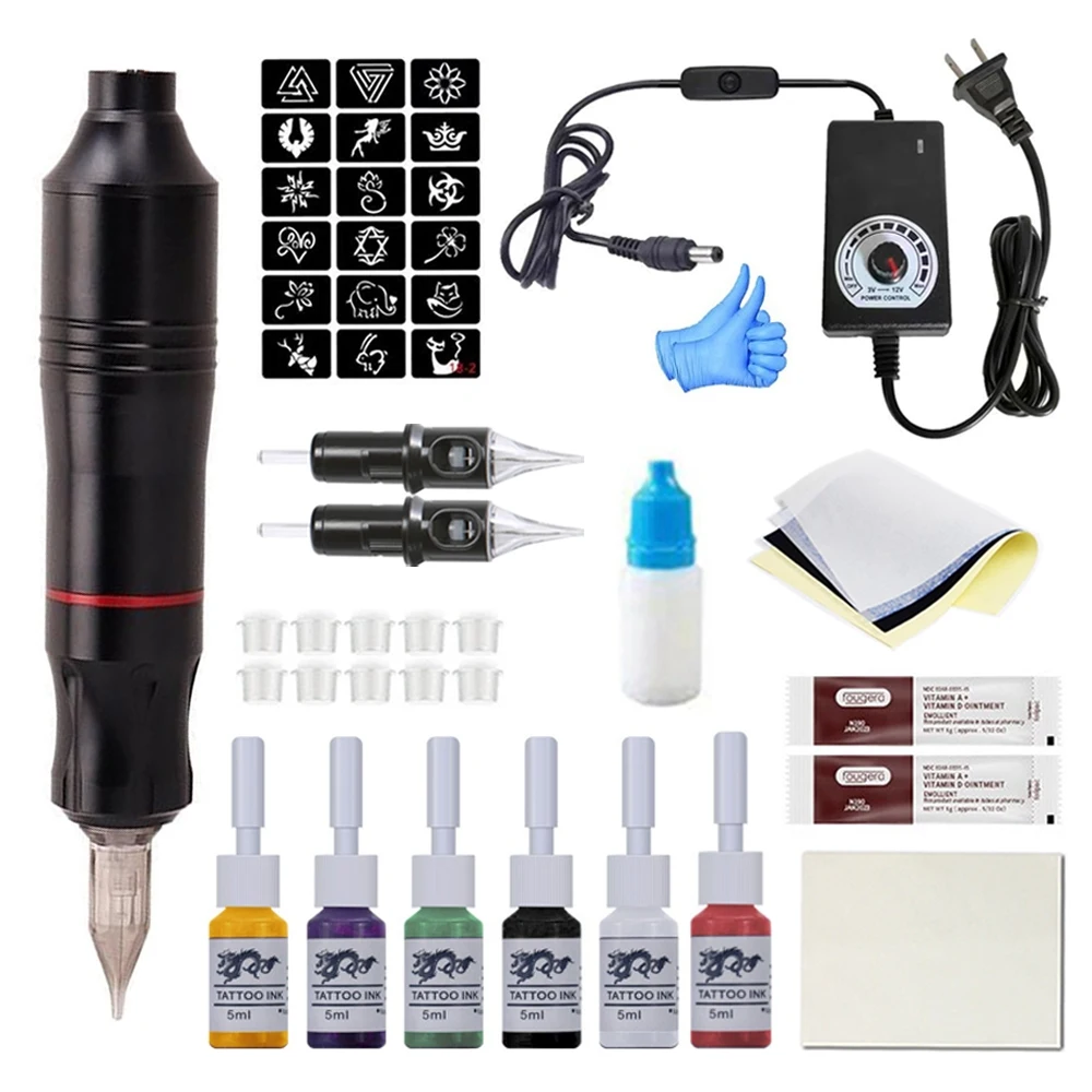 New style universal motor tattoo pen kit for master and novice Stable coloring Power powerful electric motor machine