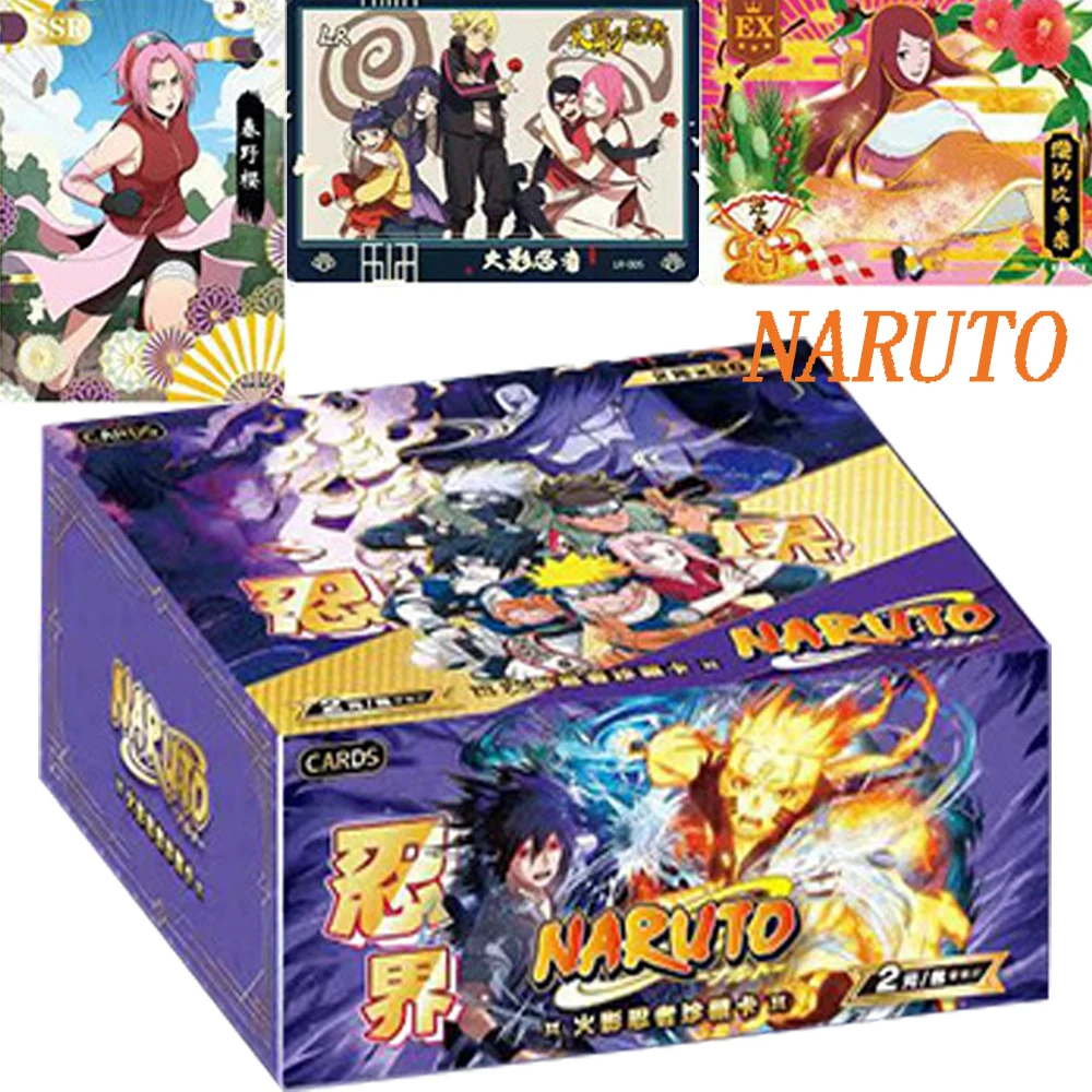 

Wholesale New Naruto Collection Cards Fantasy Adventure Anime Protagonist Warm Moments Family Portrait Cards Children Toys Gifts