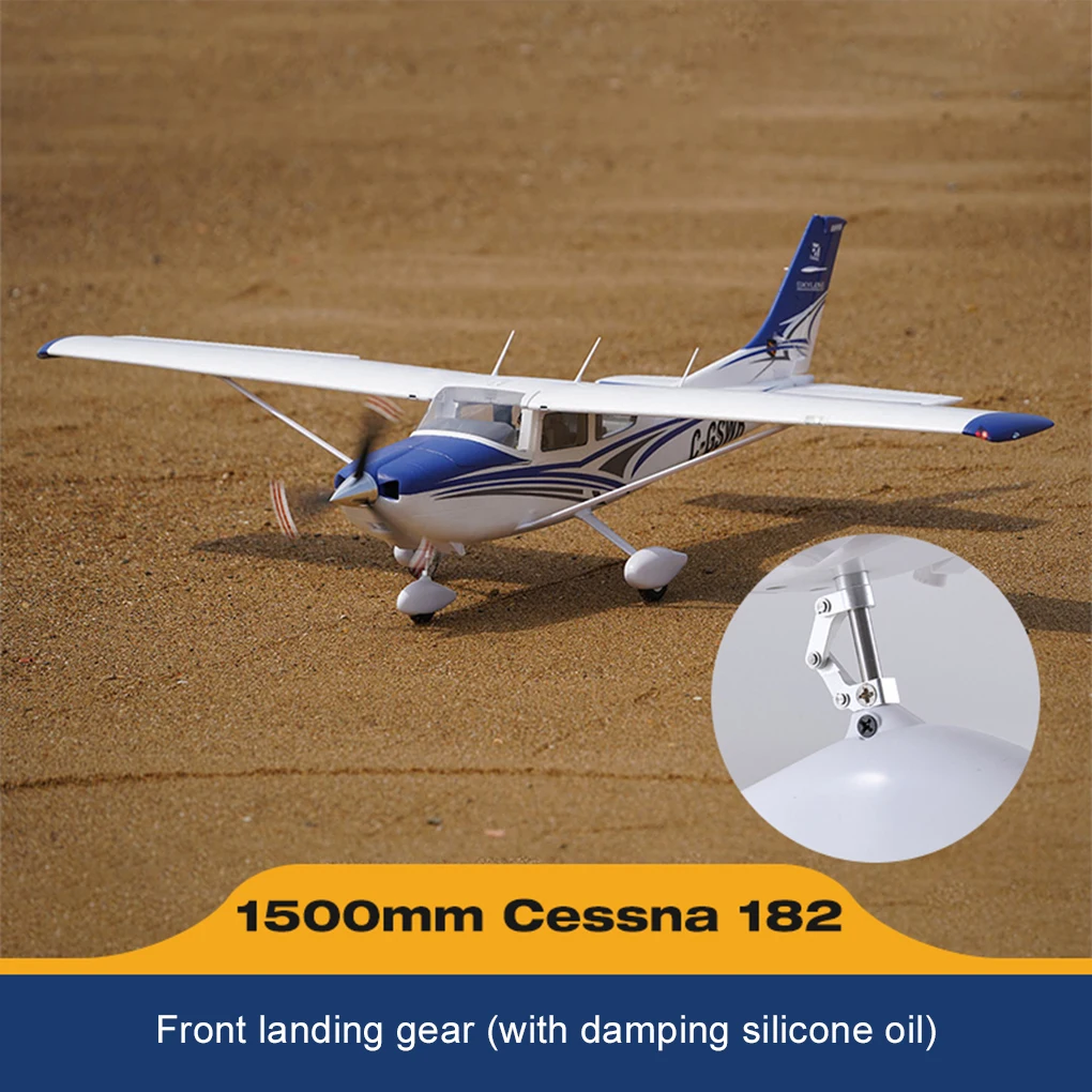 

1500 мм FMS Cessna 182, тренировочная электрическая радиоуправляемая модель самолета с фиксированным крылом, PNP, конфигурация, уличная работа, радиоуправляемая модель самолета, игрушка