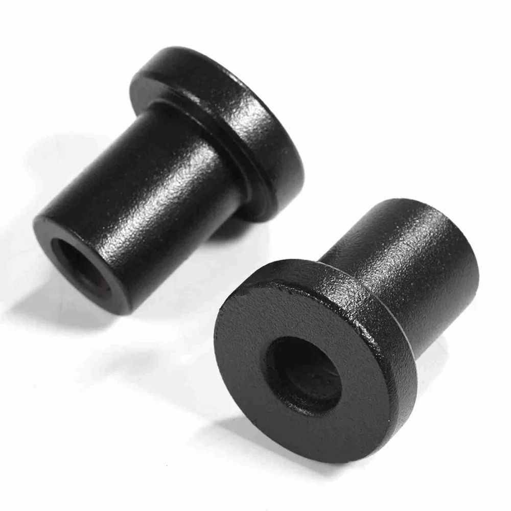 4pcs Precision Carbon Steel Barn Door Spacers Black Easy Install Sliding Door Hardware Wall Track Spacers Sliding Door
