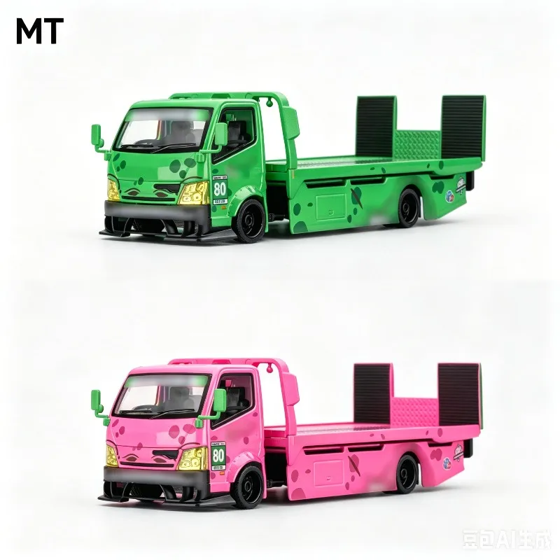 

MT Mega Gear 1:64 full floor modified truck trailer dinosaur tyrannosaurus alloy car model adult collectibles, male toys.