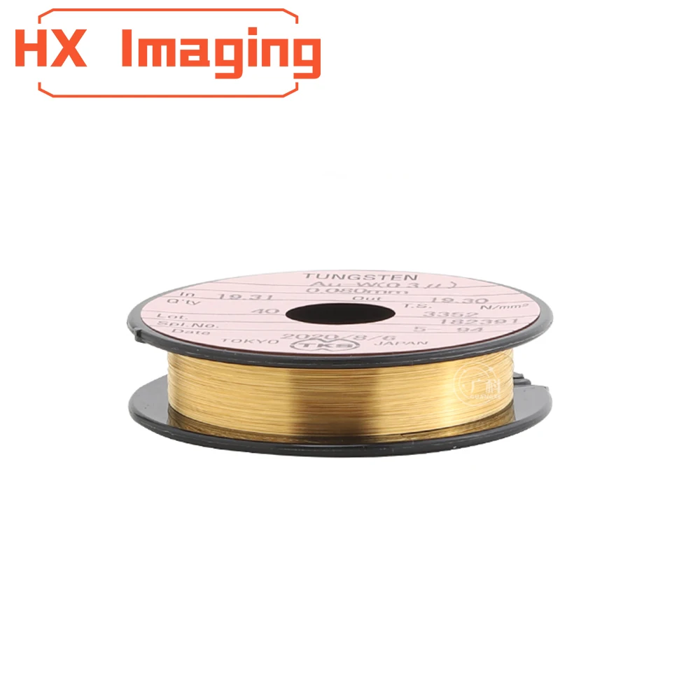 HX Imaging Japan Copier CORONA  Electrode Tungsten Wire for Xerox Konica Canon Ricoh 0.08mm 40m Lenth with Gold