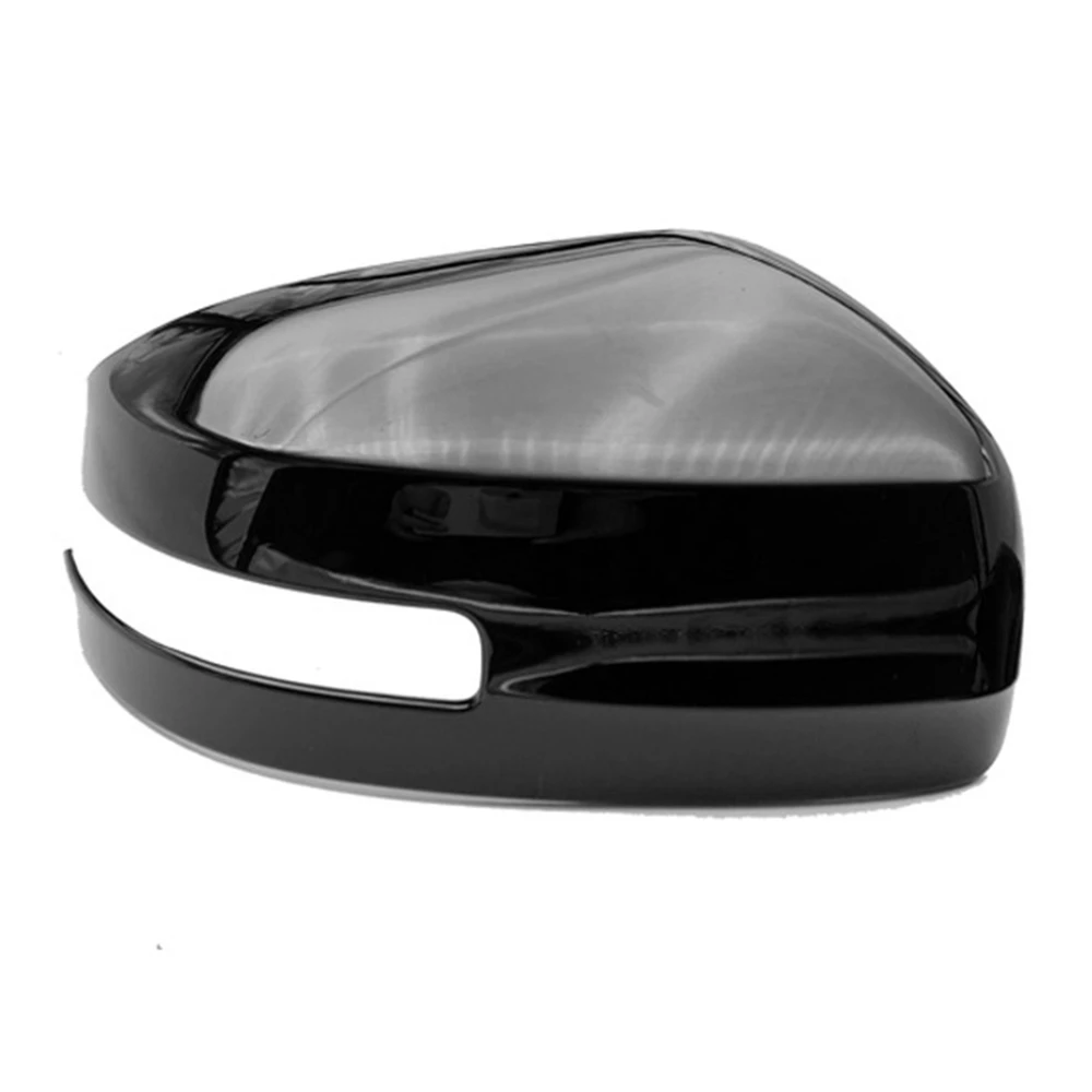 Car Glossy Black Rearview Side Glass Mirror Cover Trim Frame Mirror Caps for Nissan Dayz/ROOX Mitsubishi