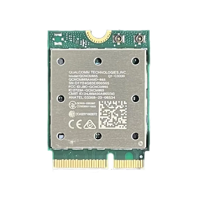 A45F-Wifi7 ثلاثي الموجات QCNCM865 بلوتوث 5.4 بطاقة واي فاي لاسلكية ثلاثي الموجات 2.4G/5G/6Ghz محول شبكة لاسلكي لـ Win11